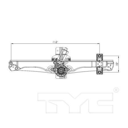 Tyc Products Power Window Motor And Regulator Assembl, 660585 660585